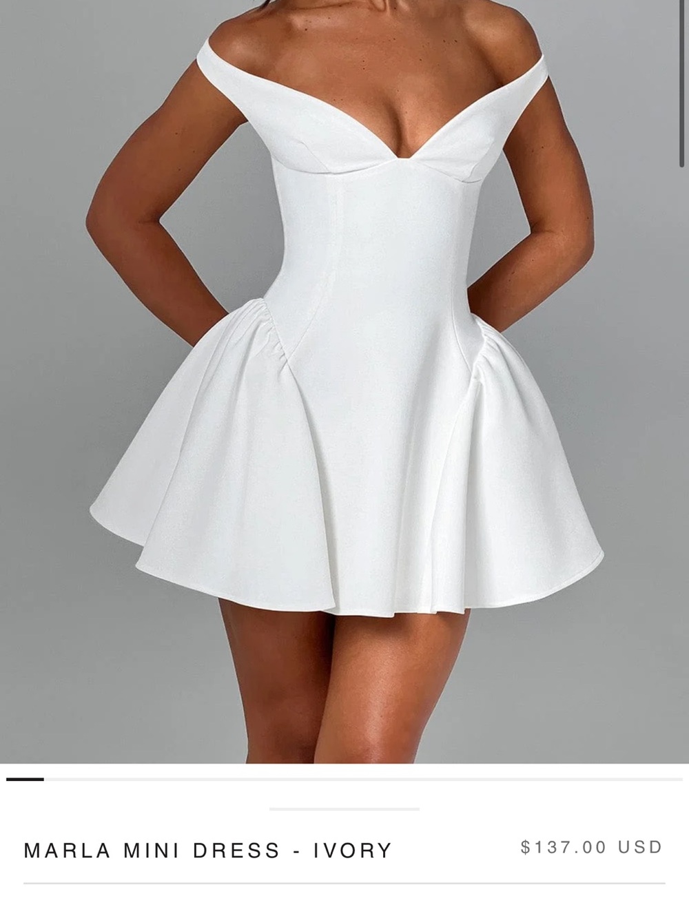 Baby boo marla mini dress